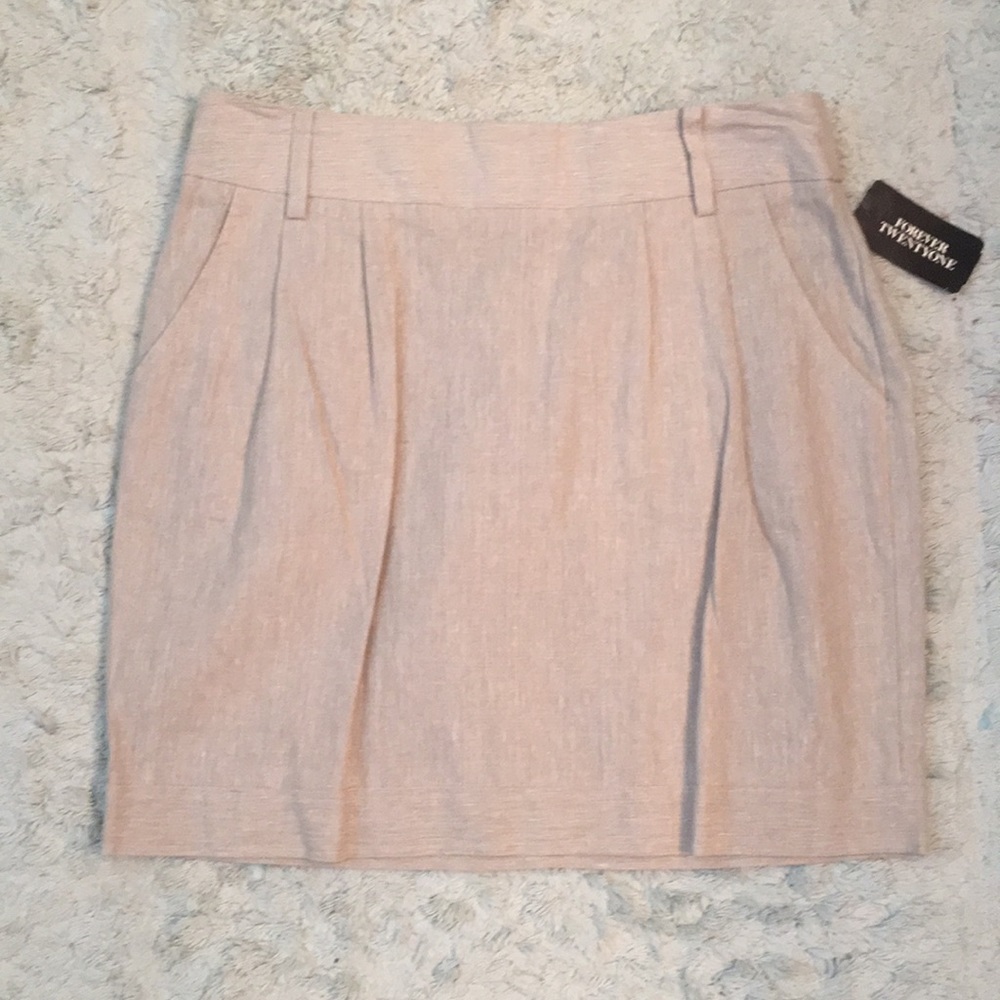 Forever 21 Taupe Skirt
